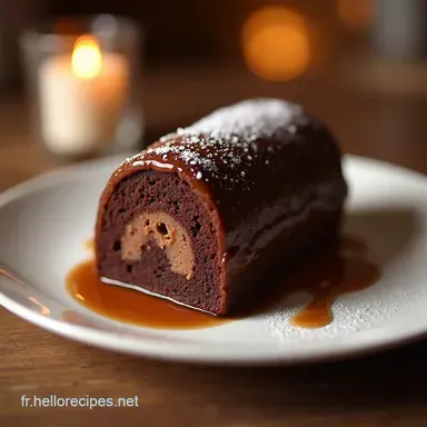 Bûche au Chocolat Rapide Roulé Facile au Mascarpone Fiche recette