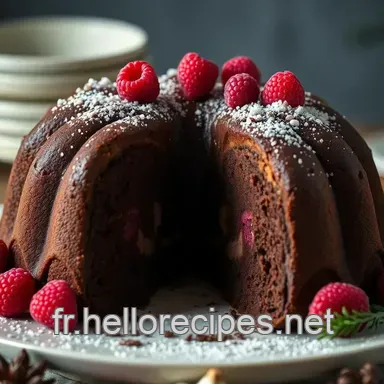 Bûche de Noël Exceptionnelle au Chocolat et Framboises : Un Délice des Fêtes Fiche recette