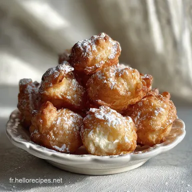 Bugnes Recette de Grand-M&egrave;re pour 8 Portions