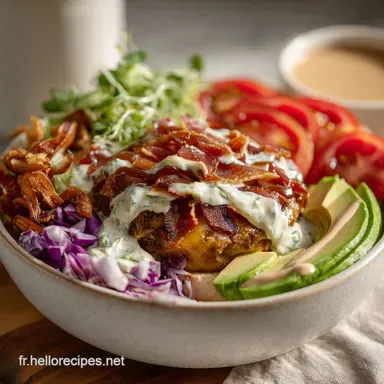 Recette Burger Bowl D&eacute;licieux pour 2 Servings Fiche recette