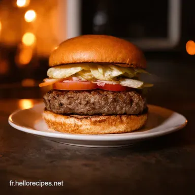 Burger Maison Facile Recette de GrandM&egrave;re Inratable Fiche recette