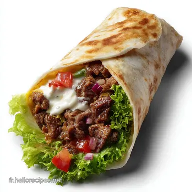 Burritos de B&oelig;uf Charg&eacute;s Recette Juteuse Parfaitement Roul&eacute;e Fiche recette