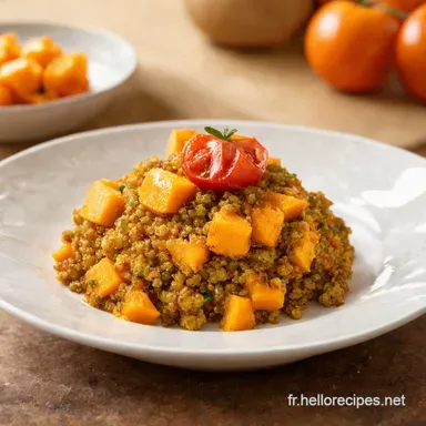 Butternut Farcie Quinoa Tomates Provence dans votre assiette Fiche recette