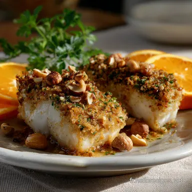 Recette Noel Plat Poisson: Cabillaud Craquant Fiche recette