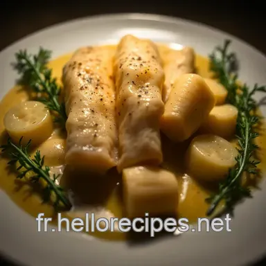 Recette du Dos de Cabillaud en Sauce Crémeuse aux Échalotes Fiche recette