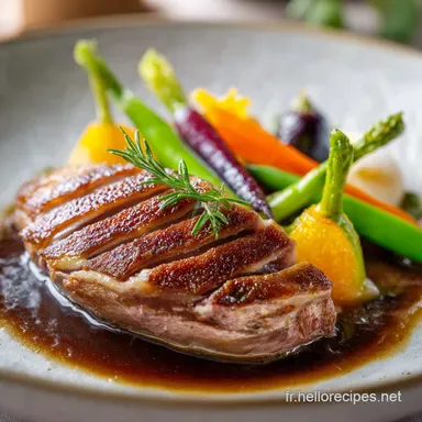 Canard &agrave; l'Orange Traditionnel pour 5 Portions Fiche recette