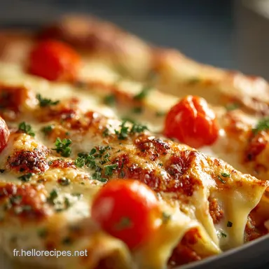 Les Cannelloni &agrave; la Viande Hach&eacute;e du Dimanche Sauce Tomate et Mornay Fiche recette