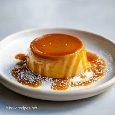 Caramel au Beurre Sal&eacute; pour 12 Portions Fiche recette