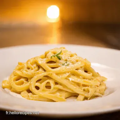 Recette P&acirc;te Carbonara Cr&egrave;me Fra&icirc;che Mon Secret Onctueux Fiche recette