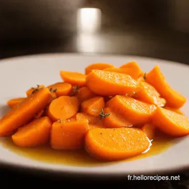 Cuisson Carottes Mes Carottes Glac&eacute;es au Miel et Thym Fiche recette