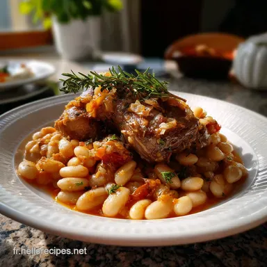 Cassoulet dharicots blanc aux pieds de: Sauce Velout&eacute;e Garanti Fiche recette