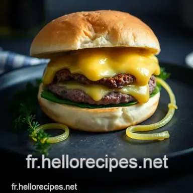 Cheeseburger Maison Bresse Bleu: Mon Secret Bien Français! Fiche recette
