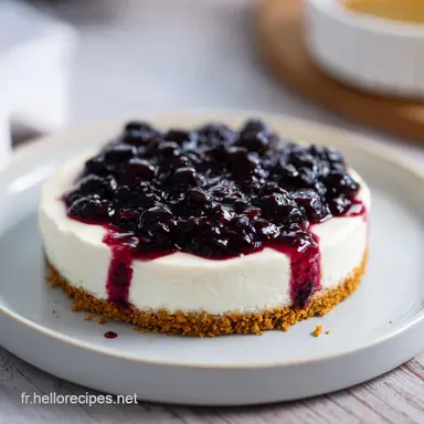 Cheesecake Cr&eacute;meux Aux Myrtilles: 30 Min Fiche recette
