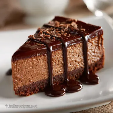 Cheesecake cr&eacute;meux au chocolat : La recette intense et velout&eacute;e Fiche recette