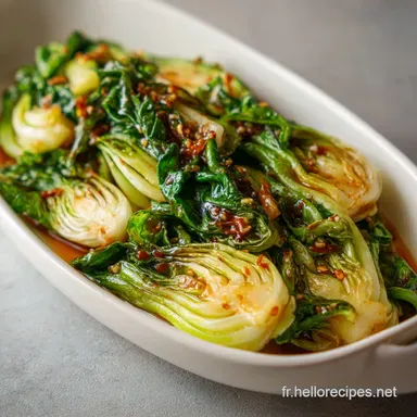 Choux Chinois Recette Saut&eacute; en 15 Minutes pour 4 Personnes Fiche recette
