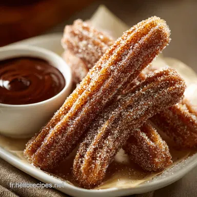 Churros &agrave; la mexicaine ultracroustillants et leur sauce chocolat &eacute;pic&eacute;e Fiche recette
