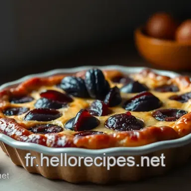 Clafoutis aux Prunes: Un Classique Fran&ccedil;ais Facile et Gourmand