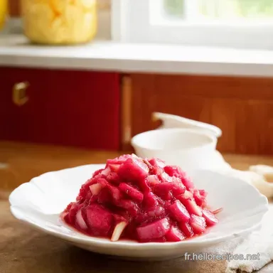 Compote de Rhubarbe Facile Ma Recette de Printemps Fiche recette