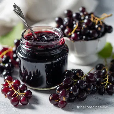 Confiture de Cassis Maison Ready in 30 Min Fiche recette