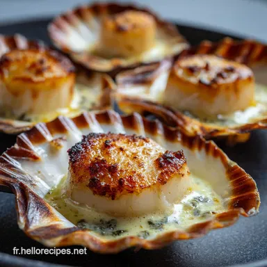 Coquilles SaintJacques po&ecirc;l&eacute;es au beurre La saisie parfaite en 5 minutes Fiche recette