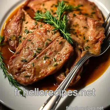 Côte de Veau aux Herbes: Recette Simple et Gourmande à Tester ! Fiche recette