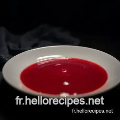 Coulis de Fruits Rouges: Un Délice Élevé pour Vos Desserts Fiche recette