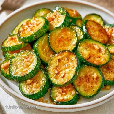 Courgettes Saut&eacute;es &Agrave; L'Ail en 15 Minutes Fiche recette