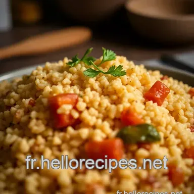 Recette Facile de Sauce Couscous Méditerranéenne aux Saveurs Intenses Fiche recette