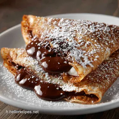 Cr&ecirc;pes au chocolat inratables la recette fran&ccedil;aise et sa sauce fondante Fiche recette