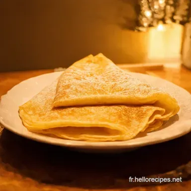 Ma Recette Cr&ecirc;pe Sans Lait Facile et Gourmande Fiche recette