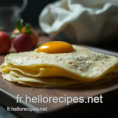 Crêpes Instantanées : Pâte à Crêpe Sans Repos Délight Fiche recette