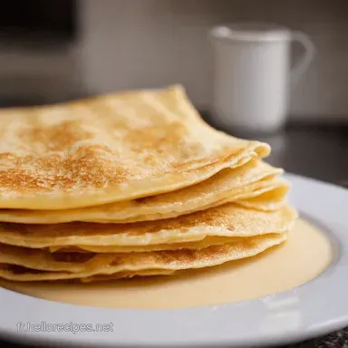 Crêpes Parfaites Recette Crêpe 1L de Lait Facile et Inratable Fiche recette