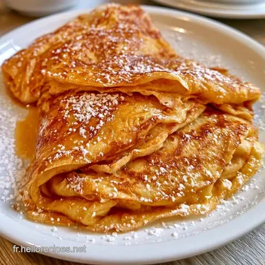 Cr&ecirc;pes Sucr&eacute;es en 70 Minutes Fiche recette