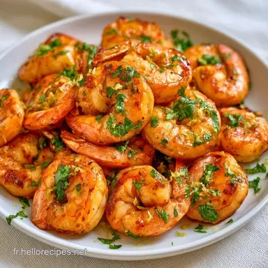 Crevettes Po&ecirc;l&eacute;es au Citron Vert Fiche recette