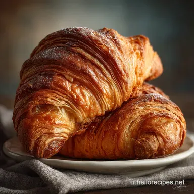 Croissant sal&eacute; jambonfromage : La Recette Facile Croustillante Fiche recette