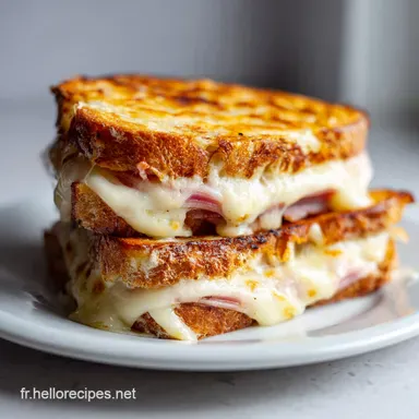 Croque Monsieur au Air Fryer en 13 Minutes Fiche recette