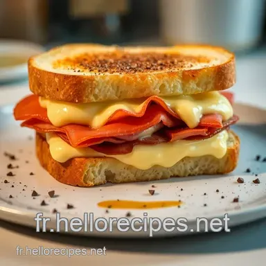 Croque Monsieur au Four : Une Recette Parisienne Facile et Délicieuse Fiche recette