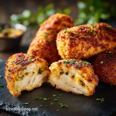 Croquettes de Poulet et Fromage Comt&eacute; La Recette Maison Infaillible Fiche recette
