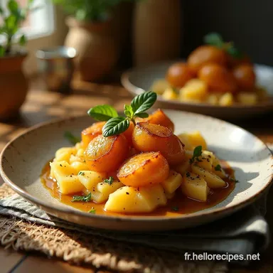 Croustillant PommesPoires S&eacute;same Mon Secret dAutomne Fiche recette