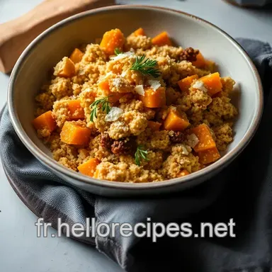 Crumble Butternut Parmesan: Délice d'Automne Facile! Fiche recette