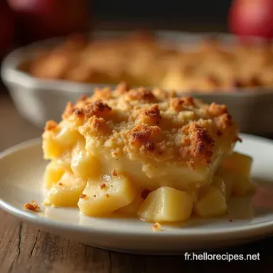 Le Meilleur Crumble aux Pommes Traditionnel Croustillant Garanti Fiche recette