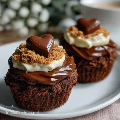 Cupcakes Chocolat Coeur De Speculoos Amour Faciles Fiche recette