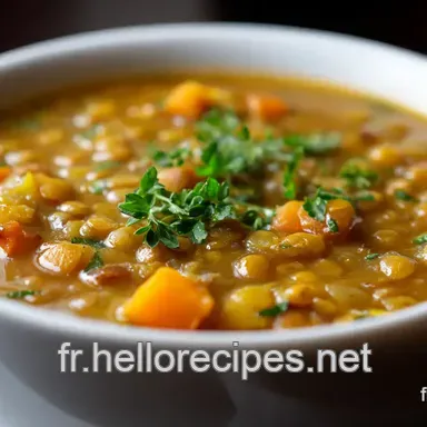 Dahl Lentilles Corail Patate Douce: Mon Rayon de Soleil Facile!