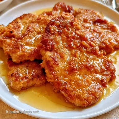 Escalope pan&eacute;e de veau croustillante Fiche recette