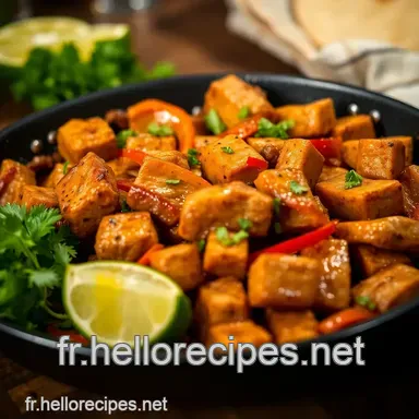 Fajitas recette : Délicieuses fajitas mexicaines épicées au poulet Fiche recette