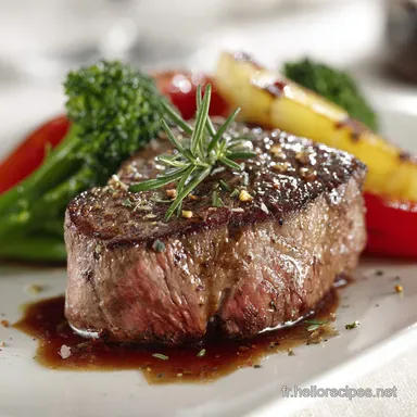 Filet de b&oelig;uf r&ocirc;ti Recette de chef pour une cuisson parfaite au four Fiche recette