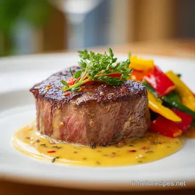 Filet Mignon Moutarde en 30 Minutes : Recette Tendre et Cr&eacute;meuse Fiche recette