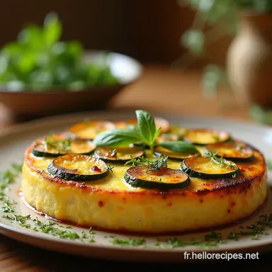 Recette Flan de Courgettes Crémeux et Facile aux Fines Herbes Fiche recette