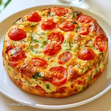 Flan Courgettes Tomates pour 6 Personnes Fiche recette