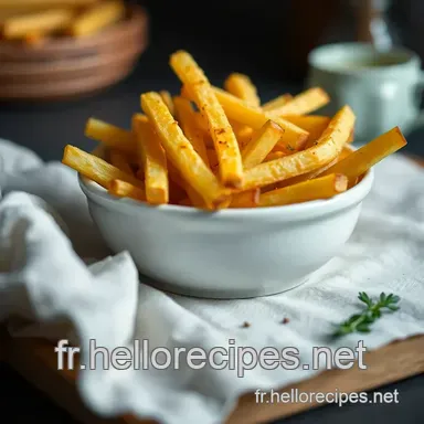 Frites de Patate Douce Savoureuses : Recette Facile et Croustillante Fiche recette
